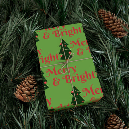 Merry & Bright - Papier d'emballage