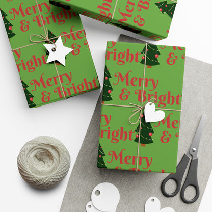 Merry & Bright - Papier d'emballage