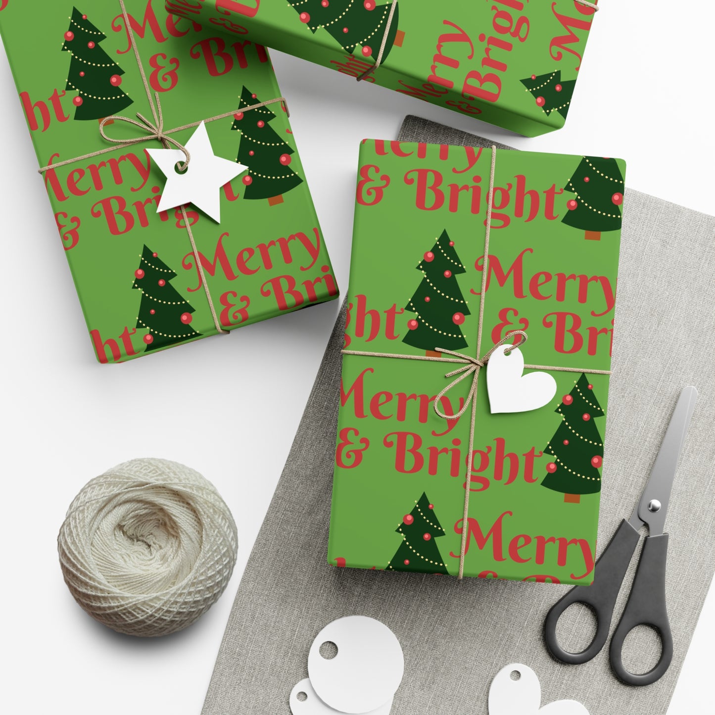 Merry & Bright - Papier d'emballage