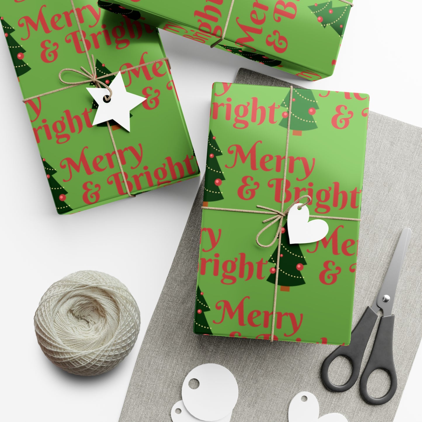 Merry & Bright - Papier d'emballage