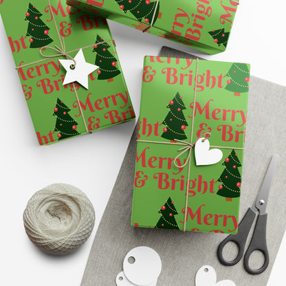 Merry & Bright - Papier d'emballage