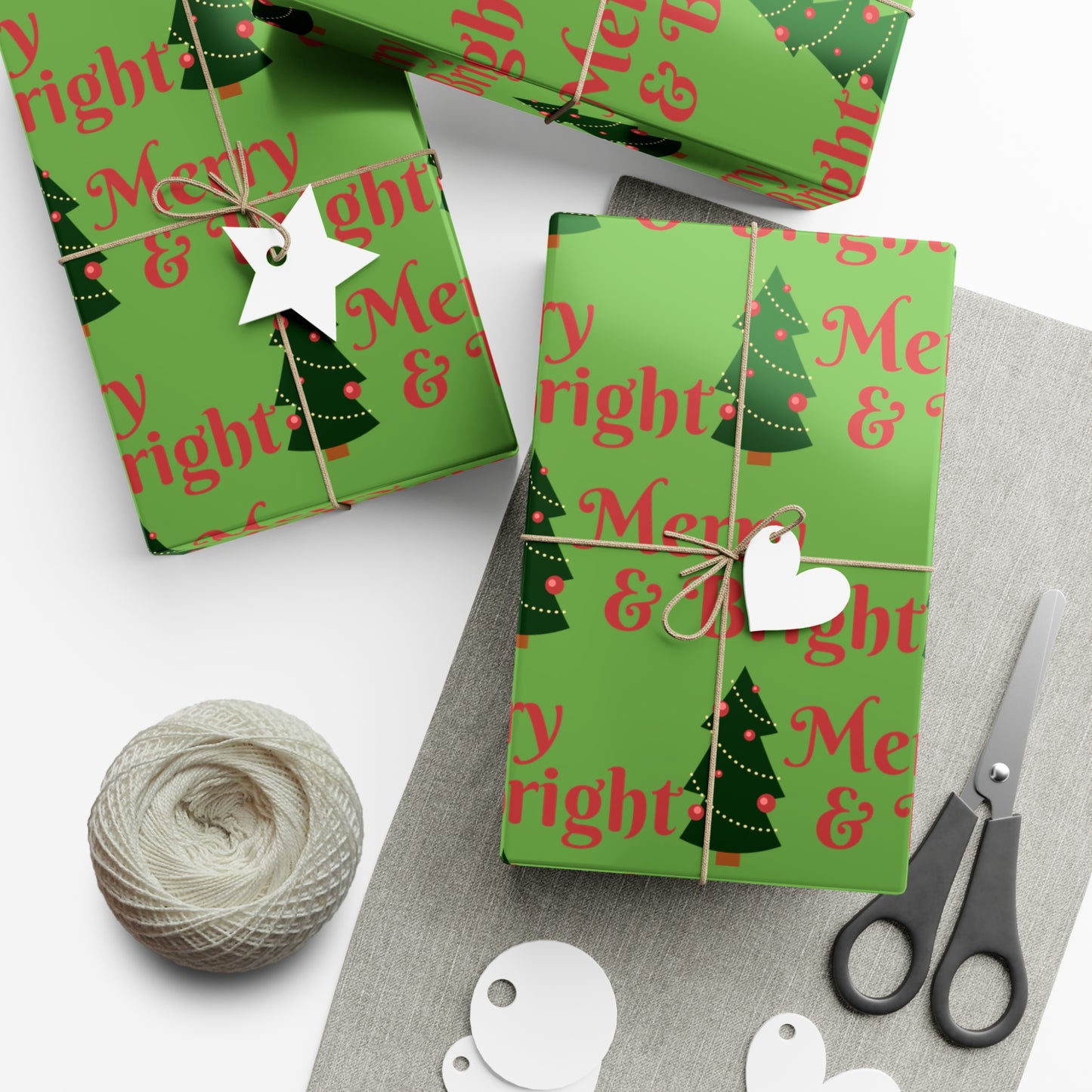 Merry & Bright - Papier d'emballage