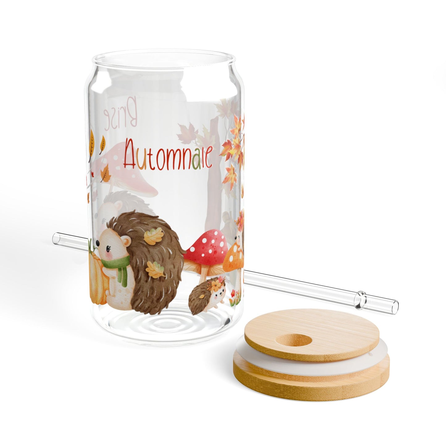 Hérissons Automne - Verre 16oz