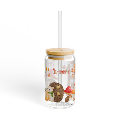 Hérissons Automne - Verre 16oz