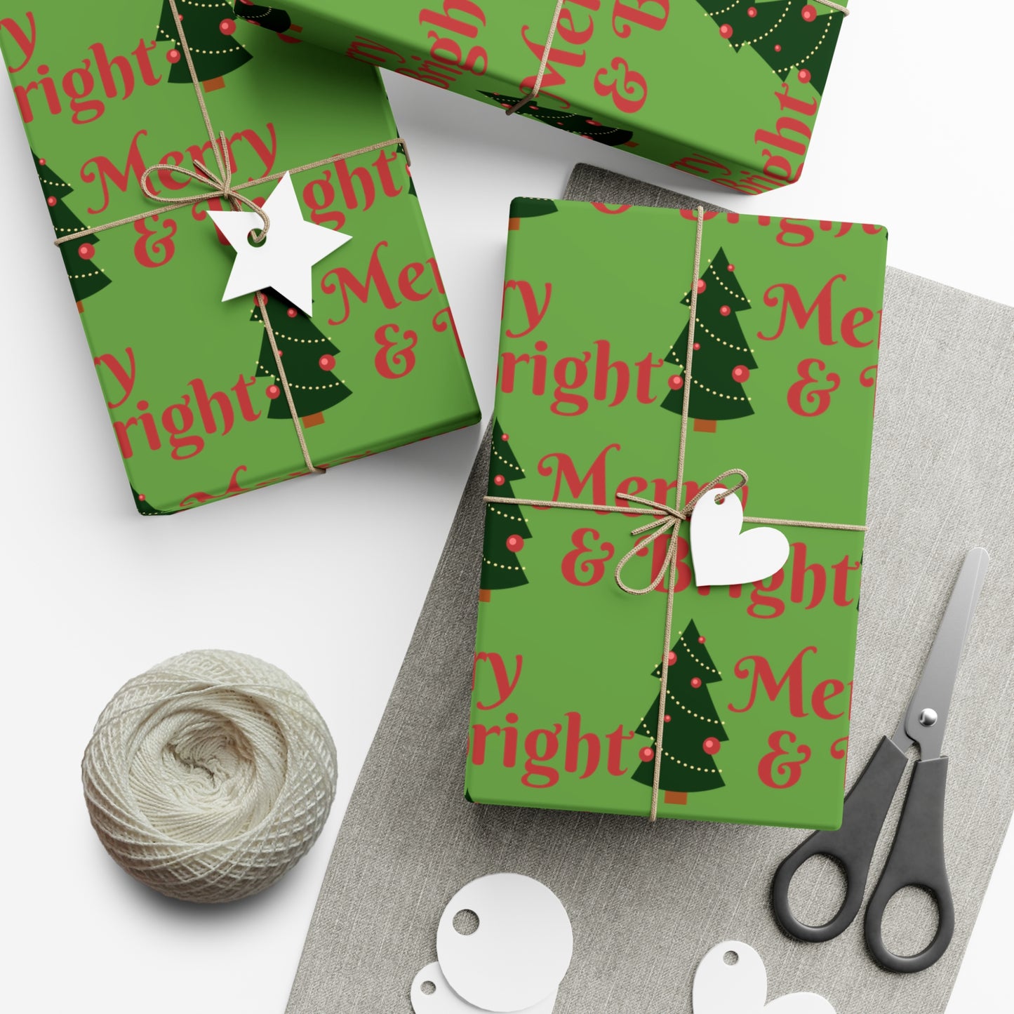 Merry & Bright - Papier d'emballage