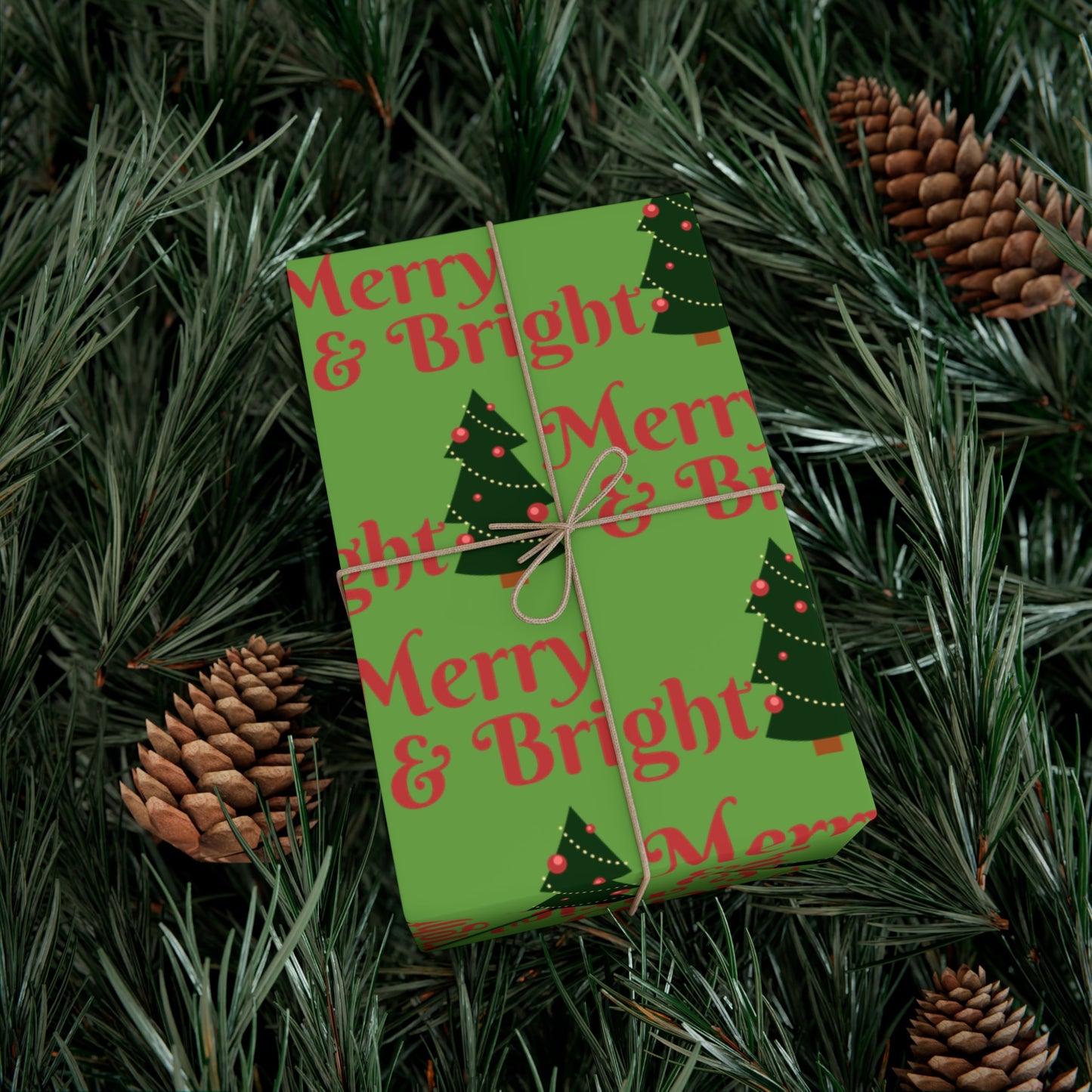 Merry & Bright - Papier d'emballage